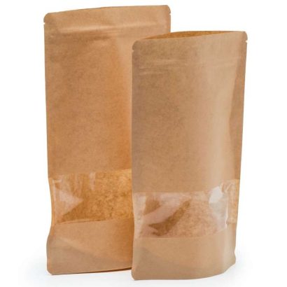 Doypack-Kraft Doypack with window